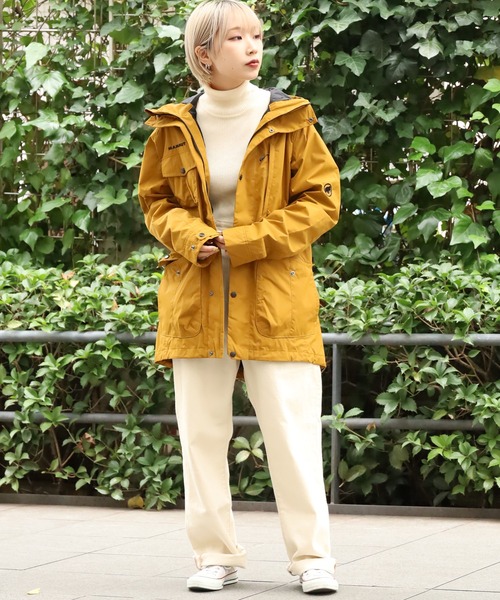 Mammut（マムート）の「MAMMUT/マムート Mountain SO Parka AF Men マウンテンパーカー（マウンテンパーカー・メンズ・マスタード/カーキ/ブラック/ブルー・M/XL/L）」の7枚目の写真