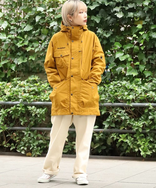 Mammut（マムート）の「MAMMUT/マムート Mountain SO Parka AF Men マウンテンパーカー（マウンテンパーカー・メンズ・マスタード/カーキ/ブラック/ブルー・M/XL/L）」の6枚目の写真