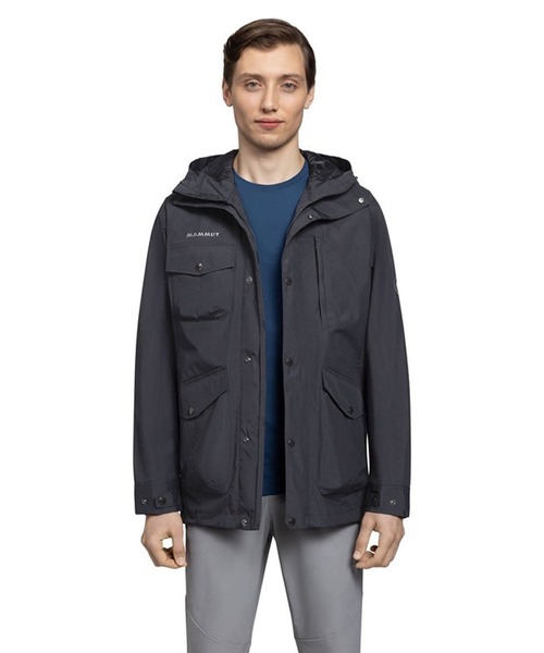Mammut(マムート)の「MAMMUT/マムート Mountain SO Parka AF Men マウンテンパーカー(マウンテンパーカー・メンズ・マスタード/カーキ/ブラック/ブルー・M/XL/L)」の5枚目の写真