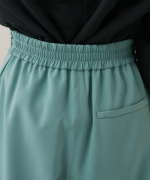 KATHARINE ROSS（キャサリンロス）の「【KATHARINE ROSS】ベルトVスリット タックストレートパンツ（スラックス・レディース・グリーン/チャコールグレー・MEDIUM）」の22枚目の写真