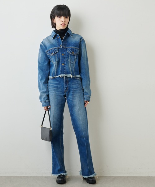 Whim Gazette（ウィムガゼット）の「デニムショートジャケット（デニム 