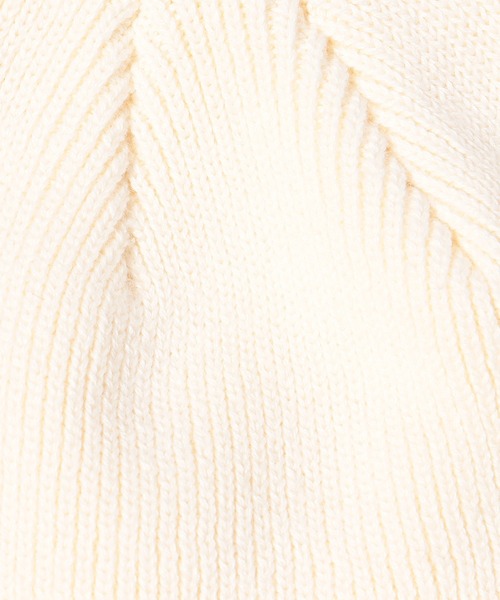 FRUIT OF THE LOOM（フルーツオブザルーム）の「SHORT WACH / ペールトーン / ニット帽 / カジュアル  / ユニセックス / ロゴ / 厚手（ニットキャップ/ビーニー・メンズ・オフホワイト/パープル/イエロー・FREE）」の7枚目の写真