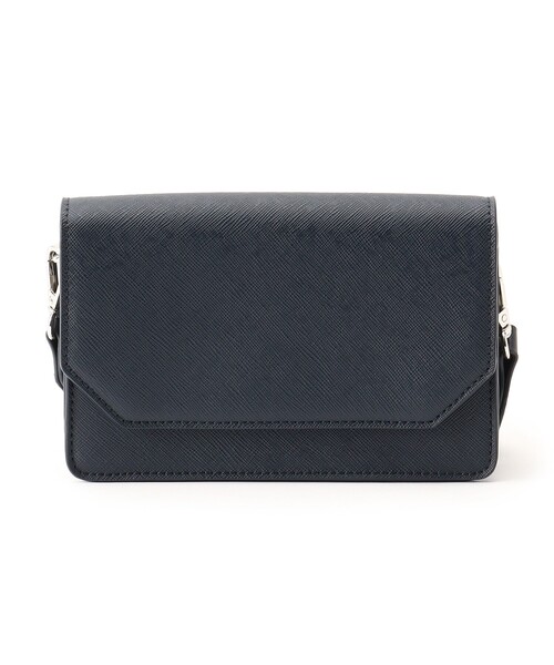 tk.TAKEO KIKUCHI（ティーケータケオキクチ）の「◆サフィアーノミニショルダーバッグ（ショルダーバッグ・メンズ・ネイビー/ブラック・00）」の3枚目の写真