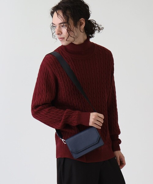 tk.TAKEO KIKUCHI（ティーケータケオキクチ）の「◆サフィアーノミニショルダーバッグ（ショルダーバッグ・メンズ・ネイビー/ブラック・00）」の15枚目の写真