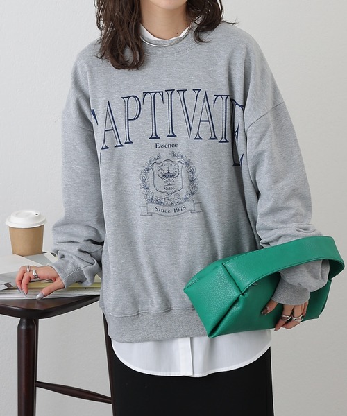 COLONY 2139（コロニートゥーワンスリーナイン）の「WEB・一部店舗限定 /裏毛クルーネックロゴプルオーバー（スウェット・レディース・オフホワイト/グレー/ブラック・FREE）」の17枚目の写真