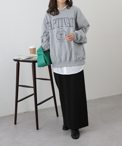 COLONY 2139（コロニートゥーワンスリーナイン）の「WEB・一部店舗限定 /裏毛クルーネックロゴプルオーバー（スウェット・レディース・オフホワイト/グレー/ブラック・FREE）」の20枚目の写真