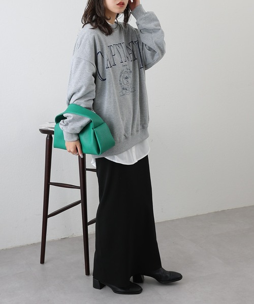 COLONY 2139（コロニートゥーワンスリーナイン）の「WEB・一部店舗限定 /裏毛クルーネックロゴプルオーバー（スウェット・レディース・オフホワイト/グレー/ブラック・FREE）」の21枚目の写真