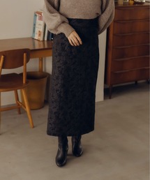 fupel | フラワージャガードナロースカート(スカート)