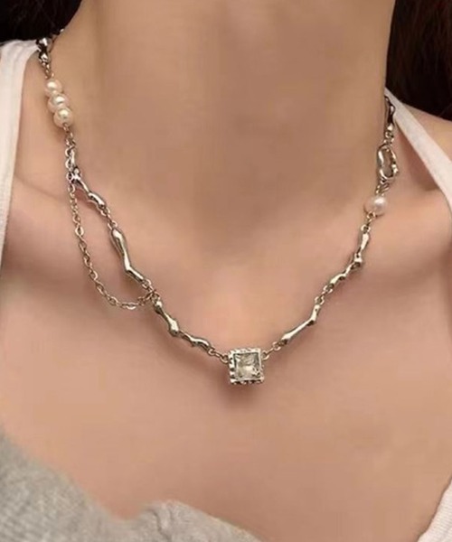 Burner（バーナー）の「【26 BURNER SELECT】デザインネックレス　KIK-neck-001-3（ネックレス・レディース・K/L/A/B/G/I/D/E/F/M/N/H/J/O・FREE）」の6枚目の写真