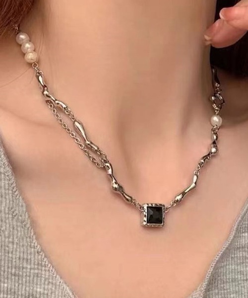 Burner（バーナー）の「【26 BURNER SELECT】デザインネックレス　KIK-neck-001-3（ネックレス・レディース・K/L/A/B/G/I/D/E/F/M/N/H/J/O・FREE）」の7枚目の写真