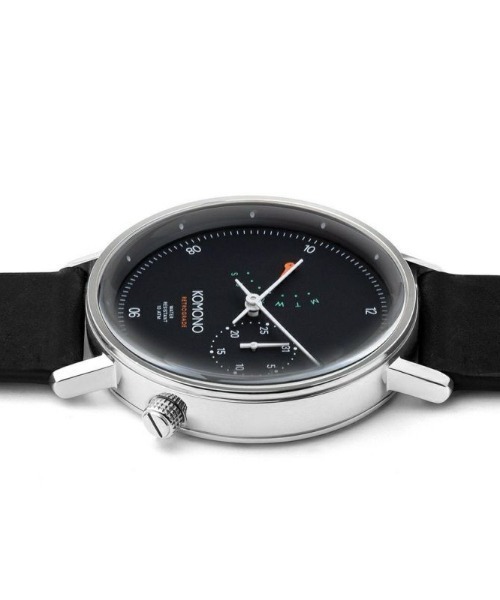 KOMONO.（コモノ）の「【KOMONO】コモノ 腕時計 WALTHER レトログラード（アナログ腕時計・レディース・グレイッシュブルー/ホワイト×ブラック/ブラック・FREE）」の8枚目の写真