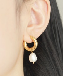 【6種展開】金属アレルギー対応パールデザインステンレスピアス