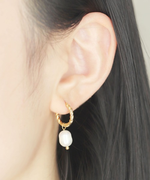 calmila(カルミラ)の「【6種展開】金属アレルギー対応パールデザインステンレスピアス(ピアス(両耳用)・レディース・ゴールド系1/ゴールド系3/ゴールド系5/ゴールド系6/ゴールド系2/ゴールド系4・FREE)」の19枚目の写真