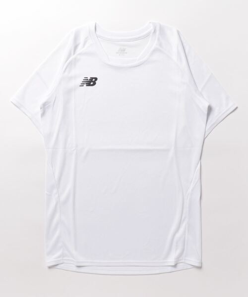 NEW BALANCE(ニューバランス)の「《New Balance》JMTF0486(Tシャツ/カットソー・メンズ・ホワイト/ブラック/イエロー/レッド/ネイビー/レッド系その他/ロイヤルブルー/ピンク/オレンジ/サックスブルー/パープル/ダークグリーン・S/M/L/XL/2XL)」の2枚目の写真