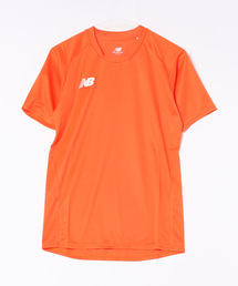 New Balance 半袖シャツ サイズ4 オレンジ系 新品】ニューバランス トレーニング 半袖シャツ オレンジ系 2XL