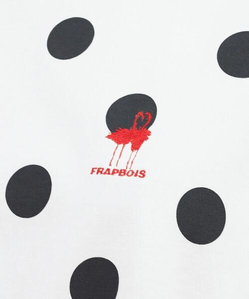 FRAPBOIS(フラボア)の「フラミンゴT(Tシャツ/カットソー・レディース・ブラック系その他/ホワイト系その他/グリーン系その他/ブルー系その他・1)」の13枚目の写真