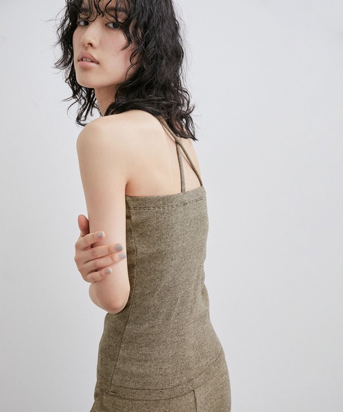 MILLER（ミラー）の「【Miller for ADAM ET ROPE'】Cup付 Camisole（キャミソール・レディース・ブラック/ベージュ/パープル系その他・FREE）」の20枚目の写真