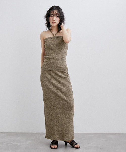 MILLER（ミラー）の「【Miller for ADAM ET ROPE'】Cup付 Camisole（キャミソール・レディース・ブラック/ベージュ/パープル系その他・FREE）」の22枚目の写真