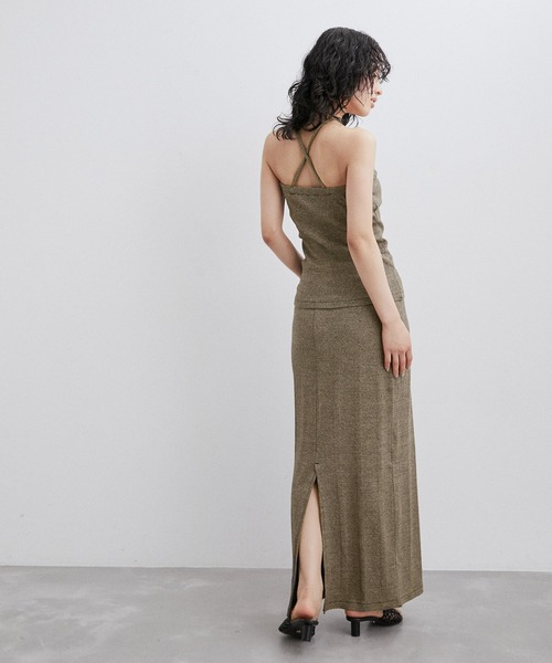 MILLER（ミラー）の「【Miller for ADAM ET ROPE'】Cup付 Camisole（キャミソール・レディース・ブラック/ベージュ/パープル系その他・FREE）」の19枚目の写真