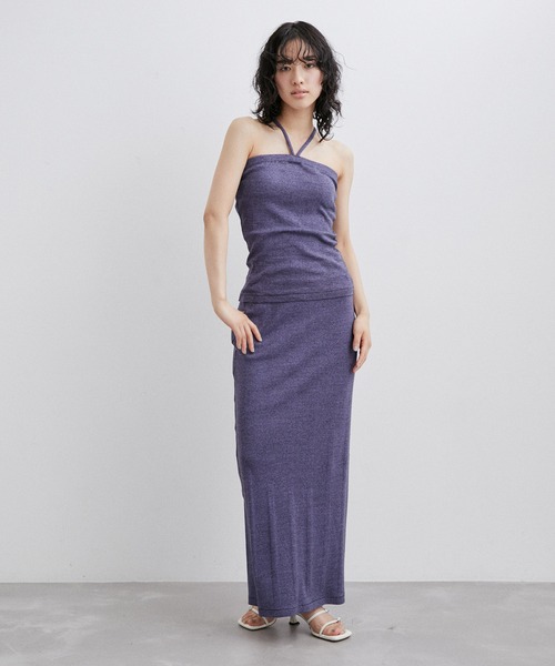 MILLER（ミラー）の「【Miller for ADAM ET ROPE'】Cup付 Camisole（キャミソール・レディース・ブラック/ベージュ/パープル系その他・FREE）」の13枚目の写真