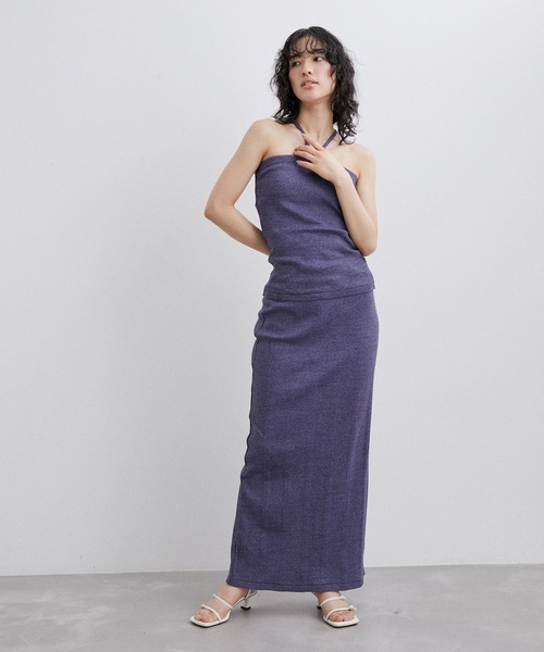 MILLER（ミラー）の「【Miller for ADAM ET ROPE'】Cup付 Camisole（キャミソール・レディース・ブラック/ベージュ/パープル系その他・FREE）」の4枚目の写真