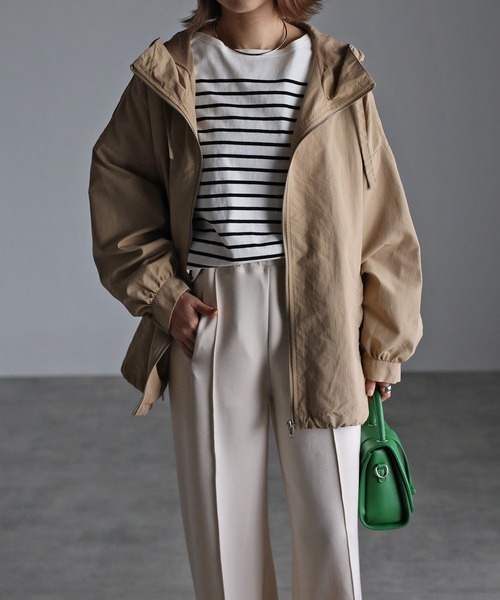 STONE  ベージュ XL マウンテンパーカー Bonjour Sagan（ボンジュールサガン）の「ミドルマウンテンパーカー