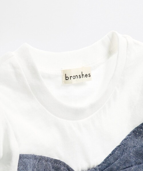 BRANSHES(ブランシェス)の「重ね着風長袖Tシャツ_ロンT(Tシャツ/カットソー・キッズ・ブラック/ネイビー・140/100/150/120/130/110)」の6枚目の写真