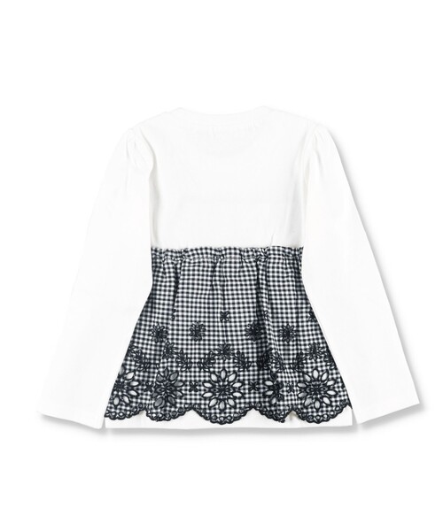 BRANSHES(ブランシェス)の「重ね着風長袖Tシャツ_ロンT(Tシャツ/カットソー・キッズ・ブラック/ネイビー・140/100/150/120/130/110)」の15枚目の写真