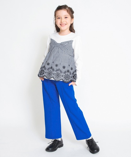 BRANSHES(ブランシェス)の「重ね着風長袖Tシャツ_ロンT(Tシャツ/カットソー・キッズ・ブラック/ネイビー・140/100/150/120/130/110)」の22枚目の写真