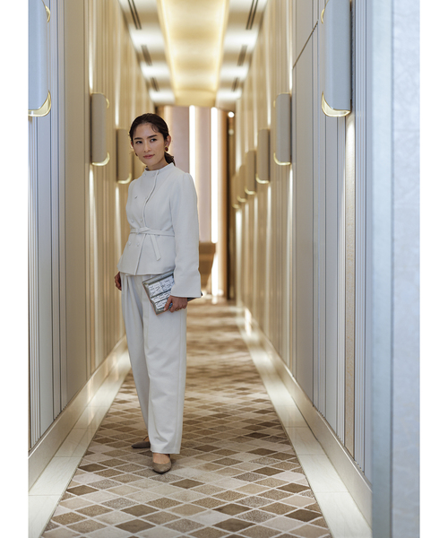 AvecHワイドタックパンツ