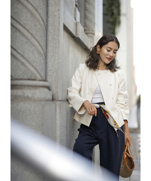 AvecHワイドタックパンツ