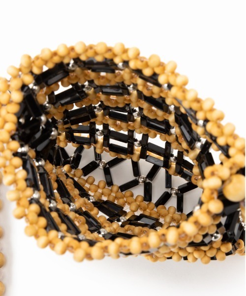 Casselini（キャセリーニ）の「Casselini(キャセリーニ)ミックスビーズポシェット（ショルダーバッグ・レディース・ブルー/ブラック/クリア/アイボリー・FREE）」の12枚目の写真