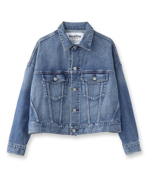 UNTITLED（アンタイトル）の「◆【Healthy DENIM 】Grain デニムジャケット（デニムジャケット・レディース・サックスブルー/ダークネイビー・02）」の15枚目の写真