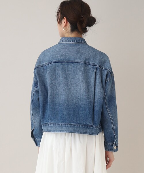 UNTITLED（アンタイトル）の「◆【Healthy DENIM 】Grain デニムジャケット（デニムジャケット・レディース・サックスブルー/ダークネイビー・02）」の9枚目の写真