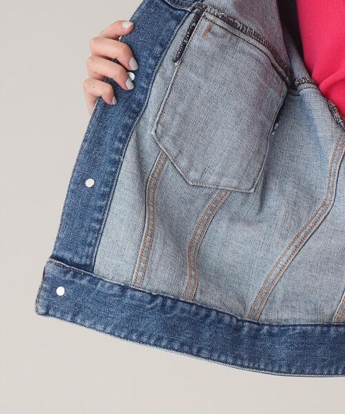 UNTITLED（アンタイトル）の「◆【Healthy DENIM 】Grain デニムジャケット（デニムジャケット・レディース・サックスブルー/ダークネイビー・02）」の20枚目の写真