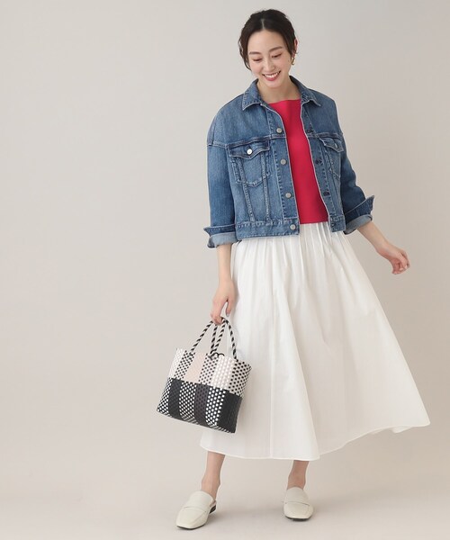 UNTITLED（アンタイトル）の「◆【Healthy DENIM 】Grain デニムジャケット（デニムジャケット・レディース・サックスブルー/ダークネイビー・02）」の10枚目の写真