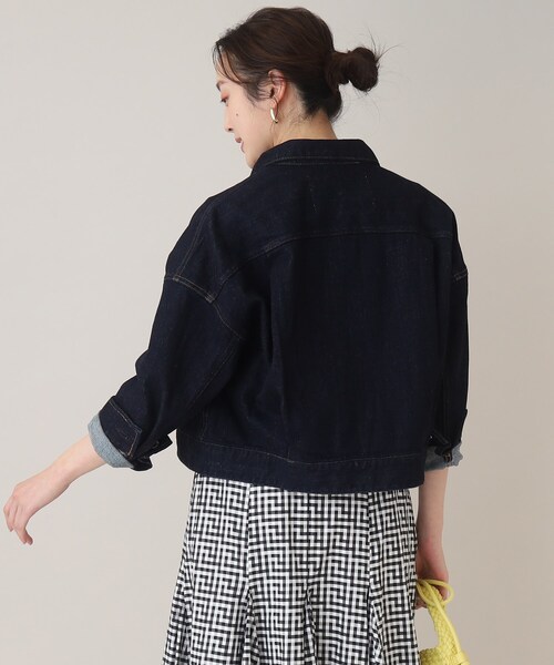 UNTITLED（アンタイトル）の「◆【Healthy DENIM 】Grain デニムジャケット（デニムジャケット・レディース・サックスブルー/ダークネイビー・02）」の17枚目の写真