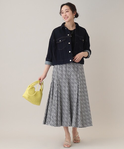 UNTITLED（アンタイトル）の「◆【Healthy DENIM 】Grain デニムジャケット（デニムジャケット・レディース・サックスブルー/ダークネイビー・02）」の5枚目の写真