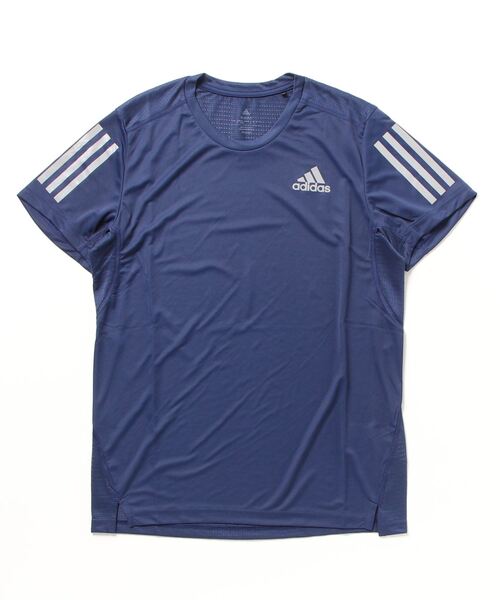 adidas(アディダス)の「アディダス adidas オウン ザ ラン 半袖Tシャツ(Tシャツ/カットソー・メンズ・ネイビー・LL/L/M/S)」の1枚目の写真