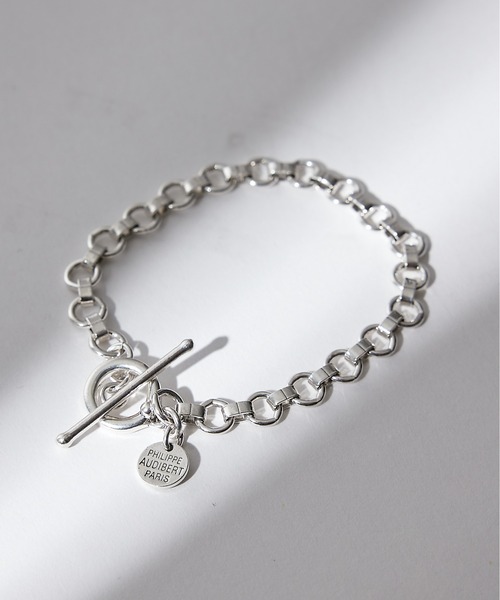 PHILIPPE AUDIBERT（フィリップ オーディベール）の「【PHILIPPE AUDIBERT】シルバーチェーンブレスレット  MEN ※BHM5447（ブレスレット・メンズ・シルバー・FREE）」の6枚目の写真