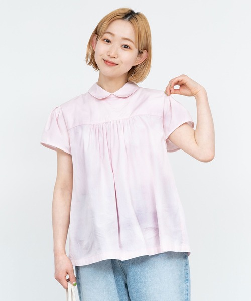 FINXブロード 後開きパフ袖ブラウス CHILD WOMAN（チャイルドウーマン）の「FINXブロード 後開きパフ