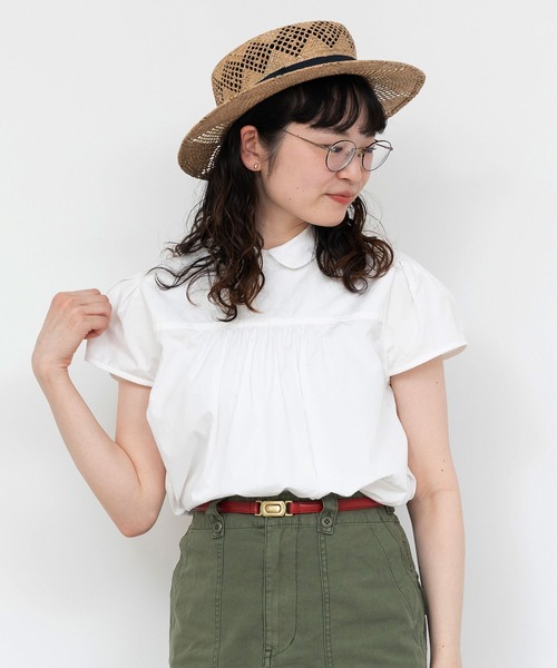FINXブロード 後開きパフ袖ブラウス CHILD WOMAN（チャイルドウーマン）の「FINXブロード 後開きパフ