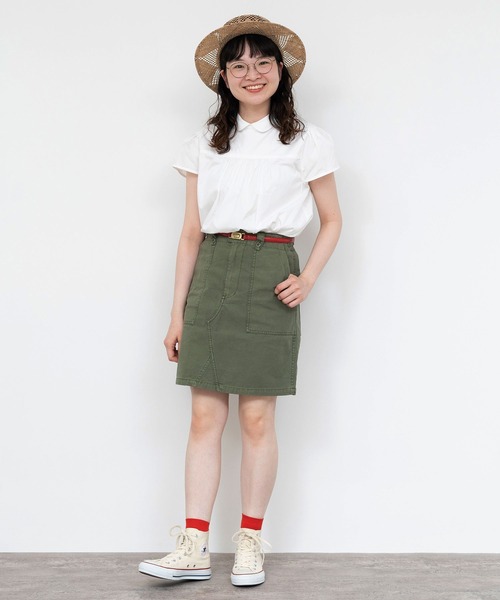 FINXブロード 後開きパフ袖ブラウス CHILD WOMAN（チャイルドウーマン）の「FINXブロード 後開きパフ