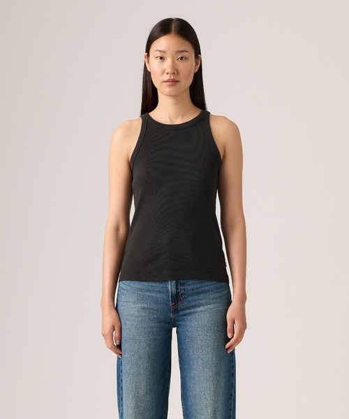 Levi's(リーバイス)の「Levi's/リーバイス ESSENTIAL レーサー タンクトップ(タンクトップ・レディース・ブラック・XS/M/S)」の9枚目の写真