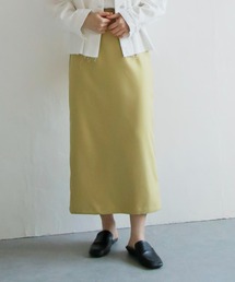 リネンライクIラインスカート