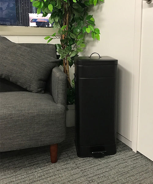 entre square(アントレスクエアー)の「bcl/Galva スクエアダストボックス30L マットブラック ごみ箱(ダストボックス・レディース・ブラック・FREE)」の8枚目の写真
