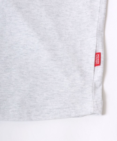 POWER TO THE PEOPLE（パワートゥーザピープル）の「POWER TO THE PEOPLE オーバーサイズ トレーラーバックプリント サガラ刺繍 ラグラン半袖Tシャツ レディース メンズ（Tシャツ/カットソー・メンズ・アッシュグレー/ホワイト系その他・LL/L/M）」の9枚目の写真