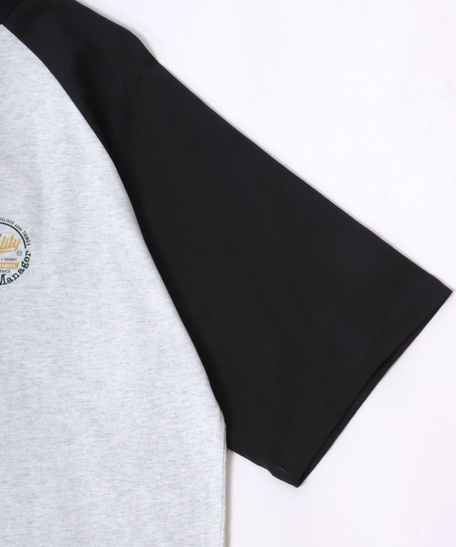 POWER TO THE PEOPLE（パワートゥーザピープル）の「POWER TO THE PEOPLE オーバーサイズ トレーラーバックプリント サガラ刺繍 ラグラン半袖Tシャツ レディース メンズ（Tシャツ/カットソー・メンズ・アッシュグレー/ホワイト系その他・LL/L/M）」の8枚目の写真