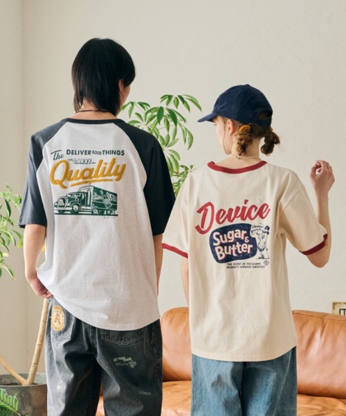 POWER TO THE PEOPLE（パワートゥーザピープル）の「POWER TO THE PEOPLE オーバーサイズ トレーラーバックプリント サガラ刺繍 ラグラン半袖Tシャツ レディース メンズ（Tシャツ/カットソー・メンズ・アッシュグレー/ホワイト系その他・LL/L/M）」の14枚目の写真