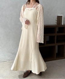 【apres jour clair】ジャガードマーメイドキャミワンピース【ZOZOTOWN限定アイテム】